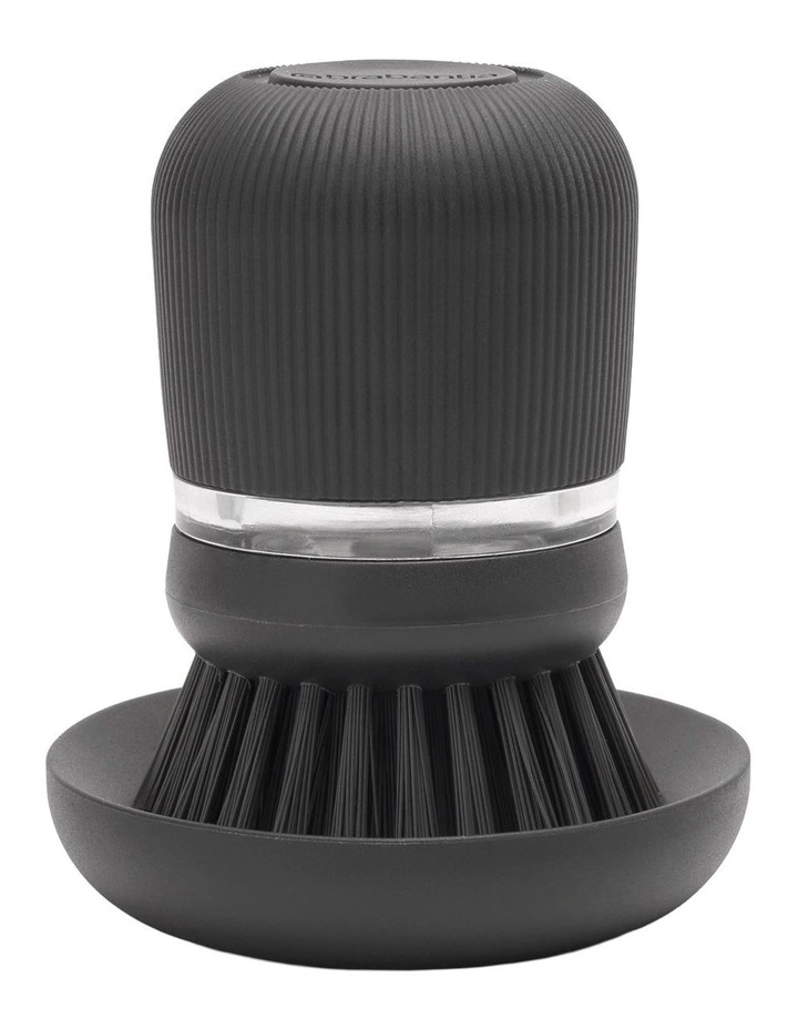 Soap Dispensing Dish Brush Dark Grey image 1