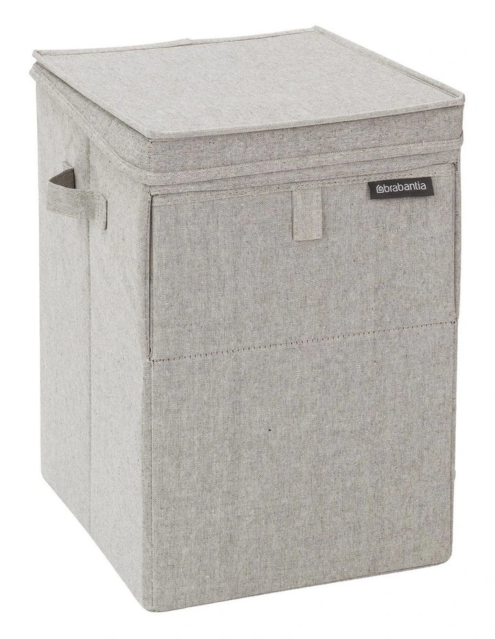 Stackable Laundry Box 35L Light Grey image 1