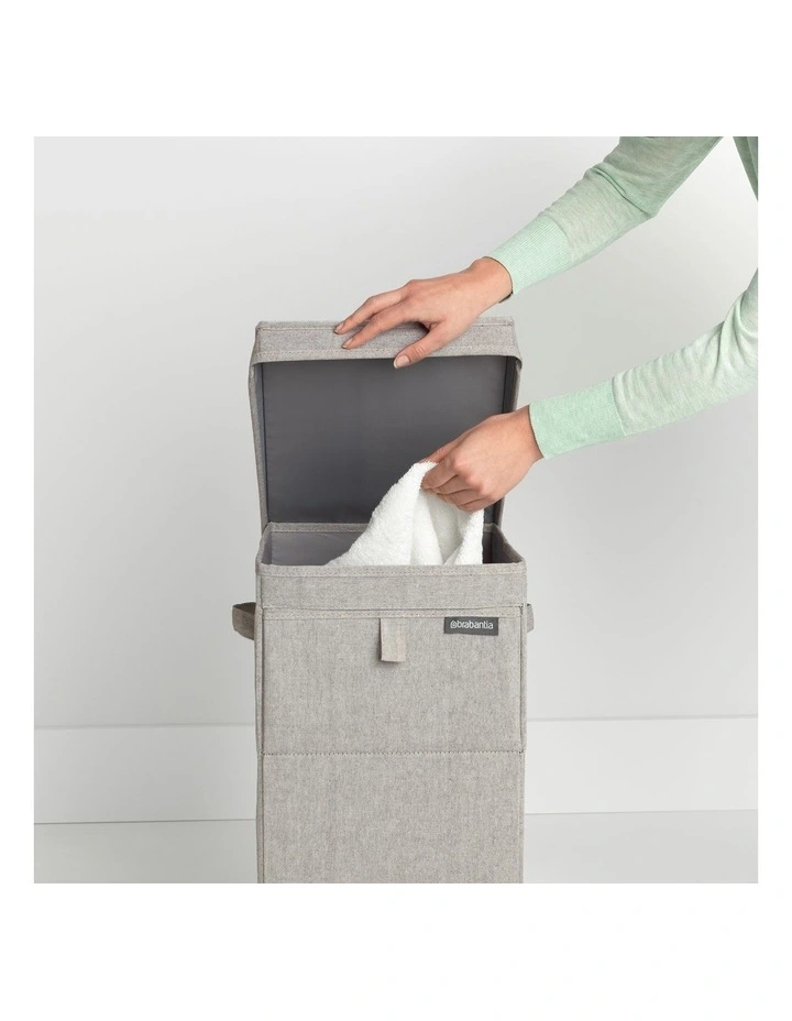 Stackable Laundry Box 35L Light Grey image 2