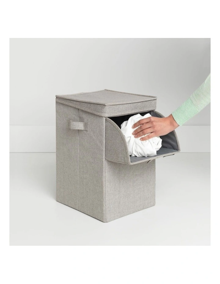 Stackable Laundry Box 35L Light Grey image 3