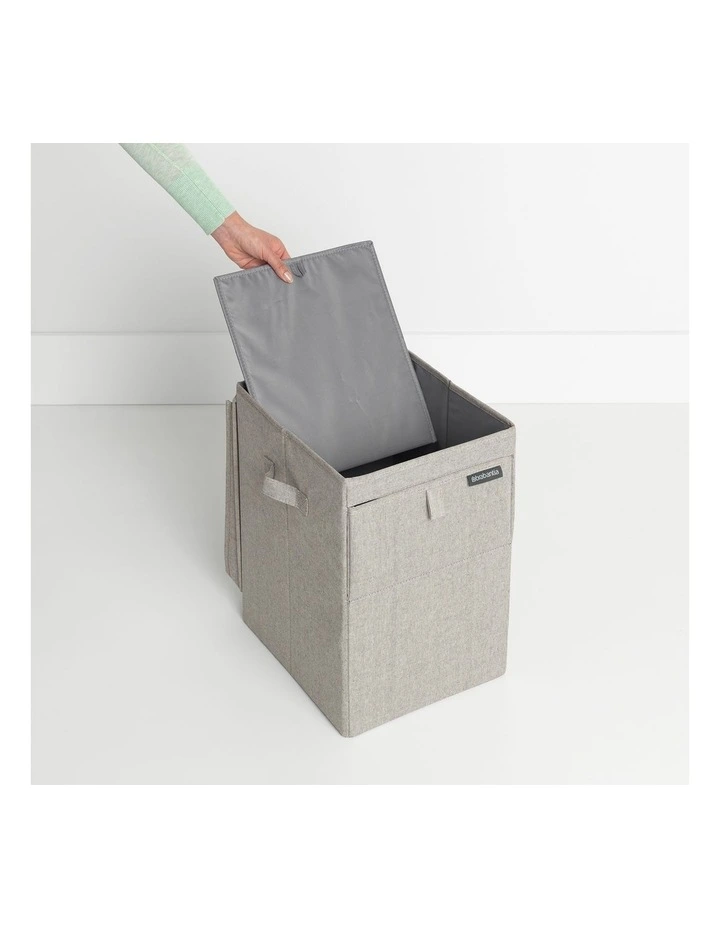 Stackable Laundry Box 35L Light Grey image 5