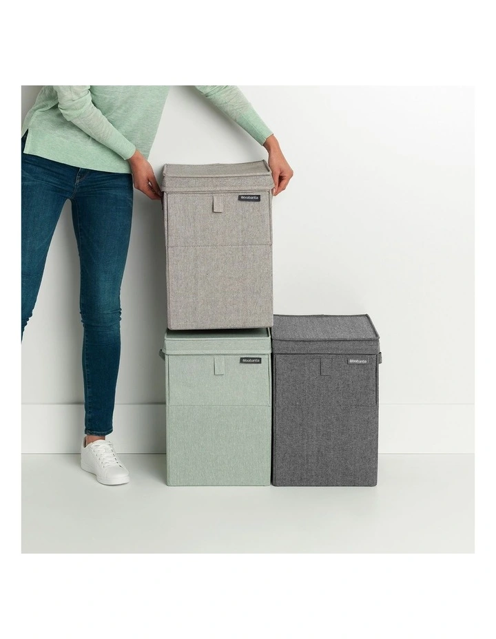 Stackable Laundry Box 35L Light Grey image 6