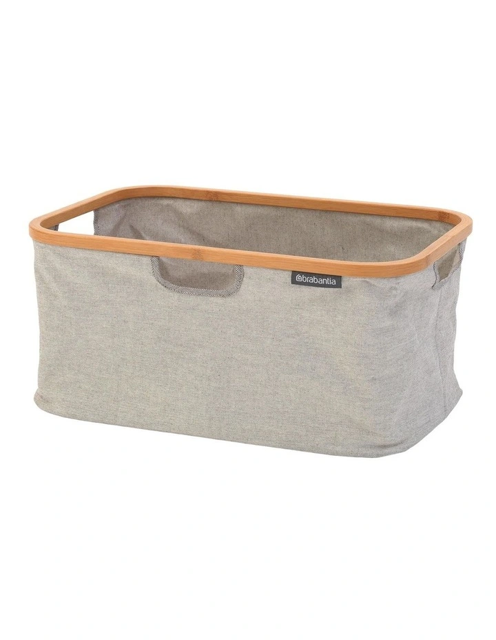 Foldable Laundry Basket 40L Grey image 1