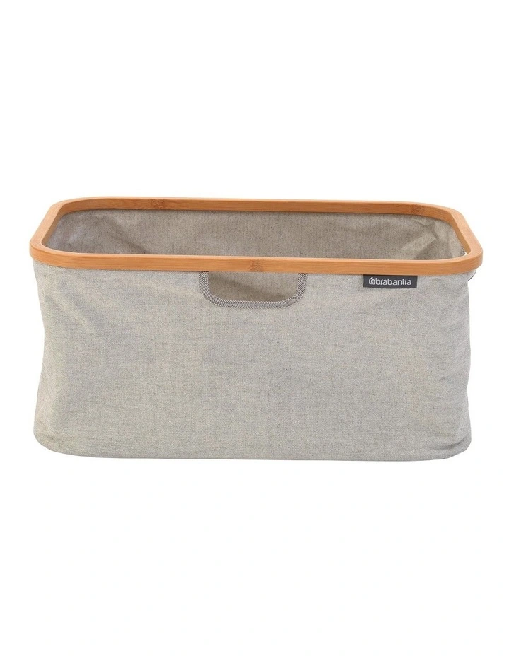 Foldable Laundry Basket 40L Grey image 3