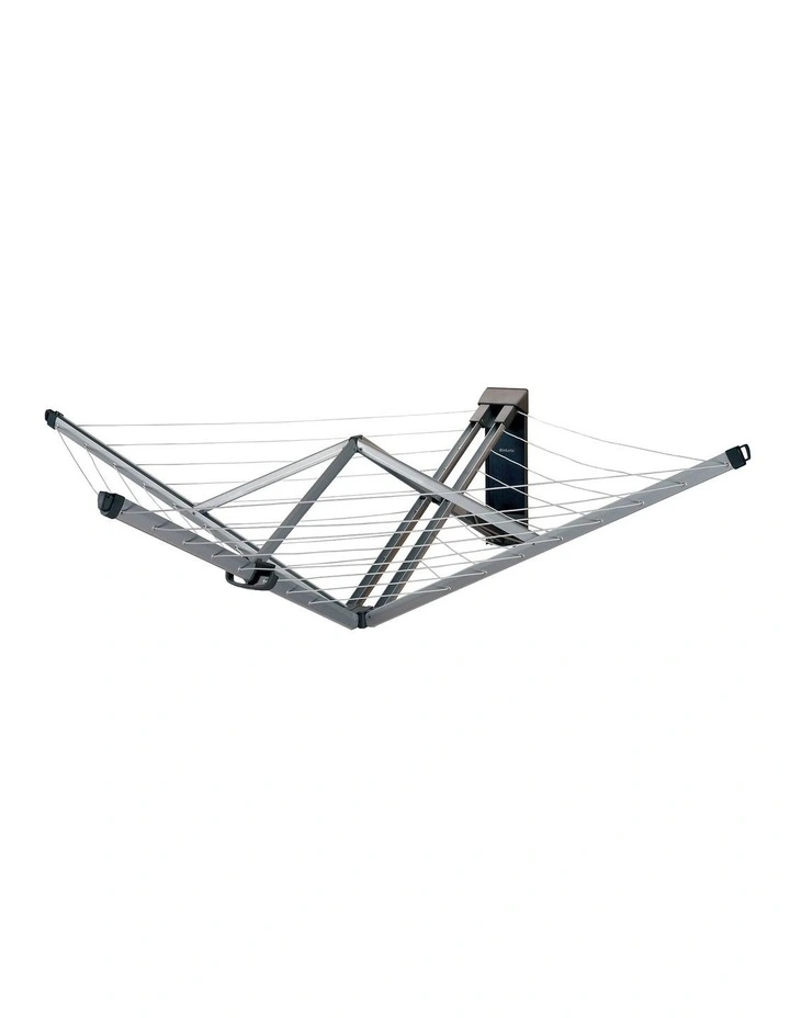 Wall Fix Fold Away Clothes Line 4 Arm/24m with Protective Cover image 1