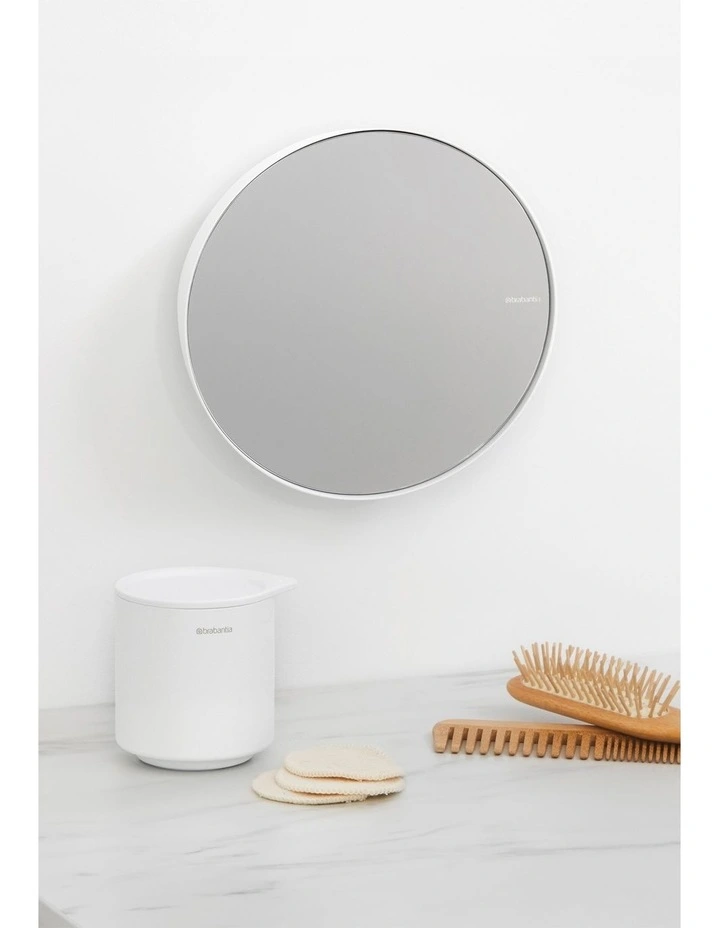 Bathroom 5x Zoom Mirror Mineral Fresh White image 7