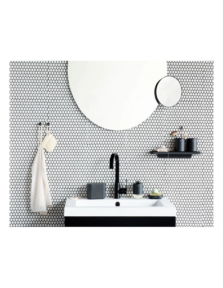 Bathroom 5x Zoom Mirror Mineral Infinite Grey image 2