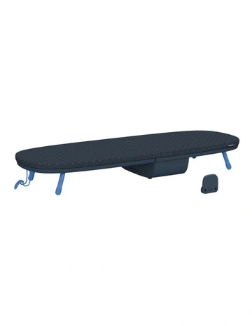 Pocket Plus Folding Table-Top Ironing Board in Black/Blue