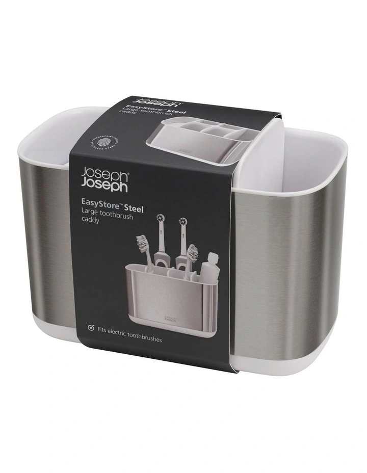 EasyStore Steel Large Toothbrush Caddy image 2