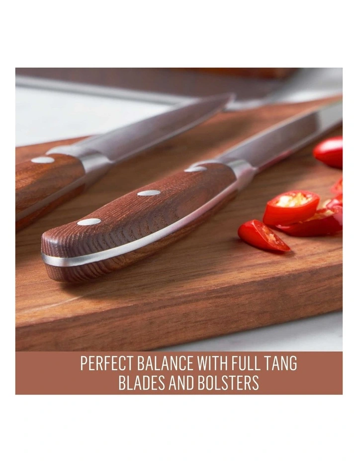 Essteele 3 Piece Knife Block In Silver MYER