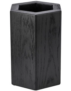 Pro Jet Black Magnetic Hexagonal Knife Block
