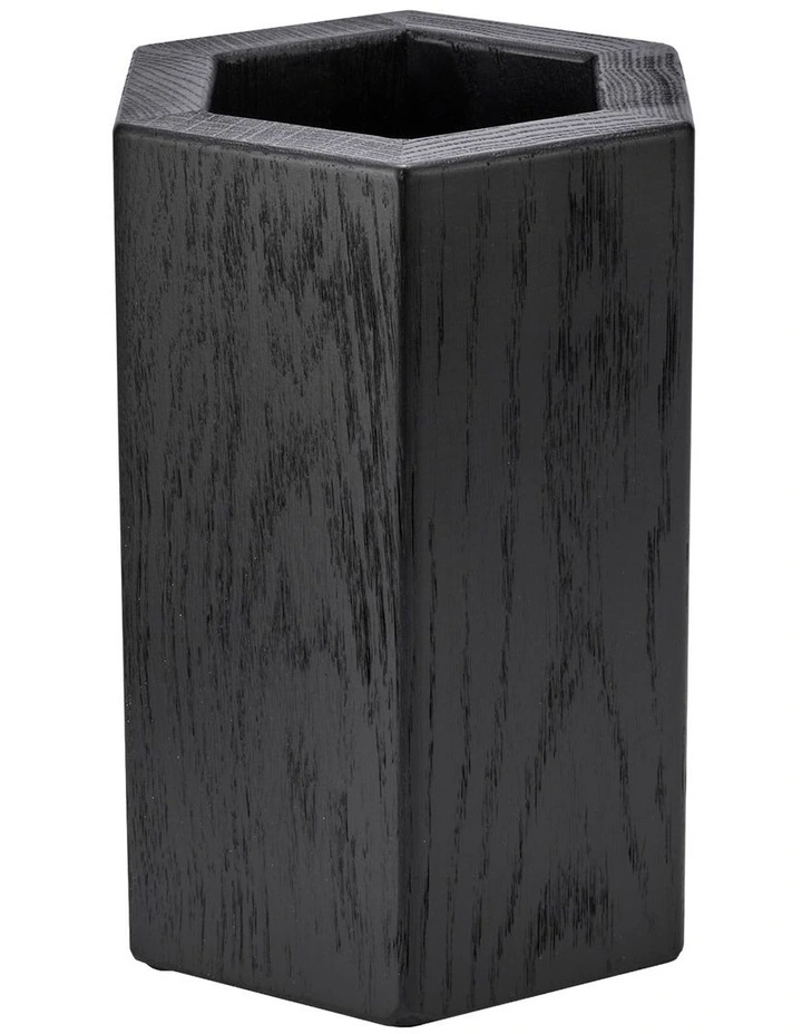 Pro Jet Black Magnetic Hexagonal Knife Block image 1