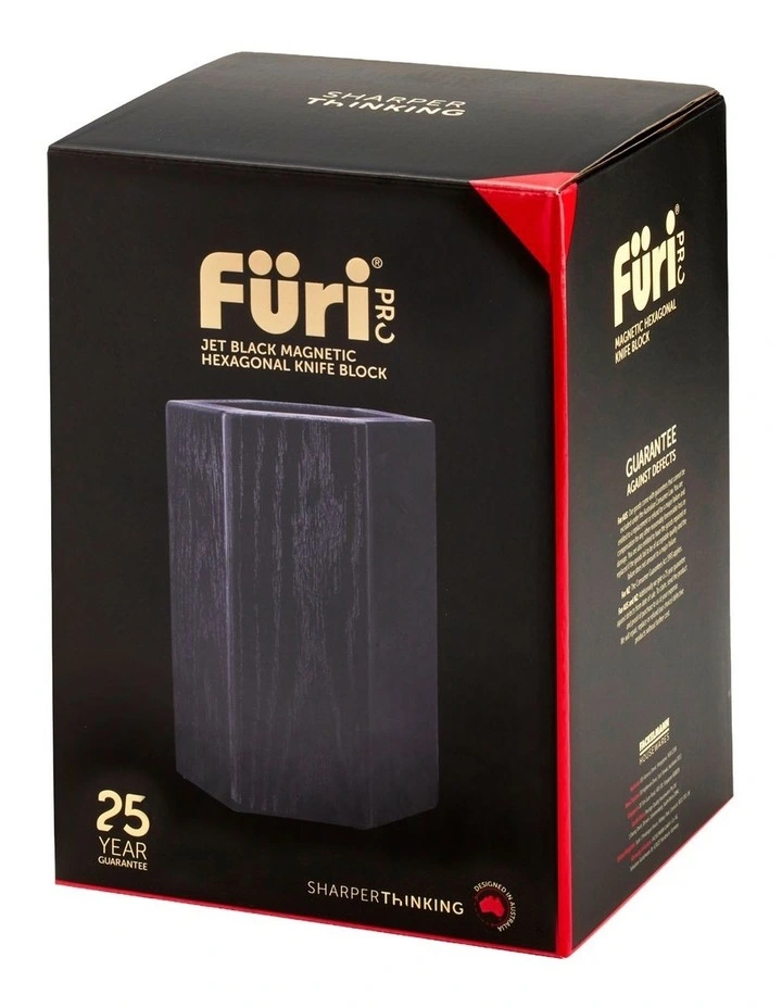 Pro Jet Black Magnetic Hexagonal Knife Block image 4