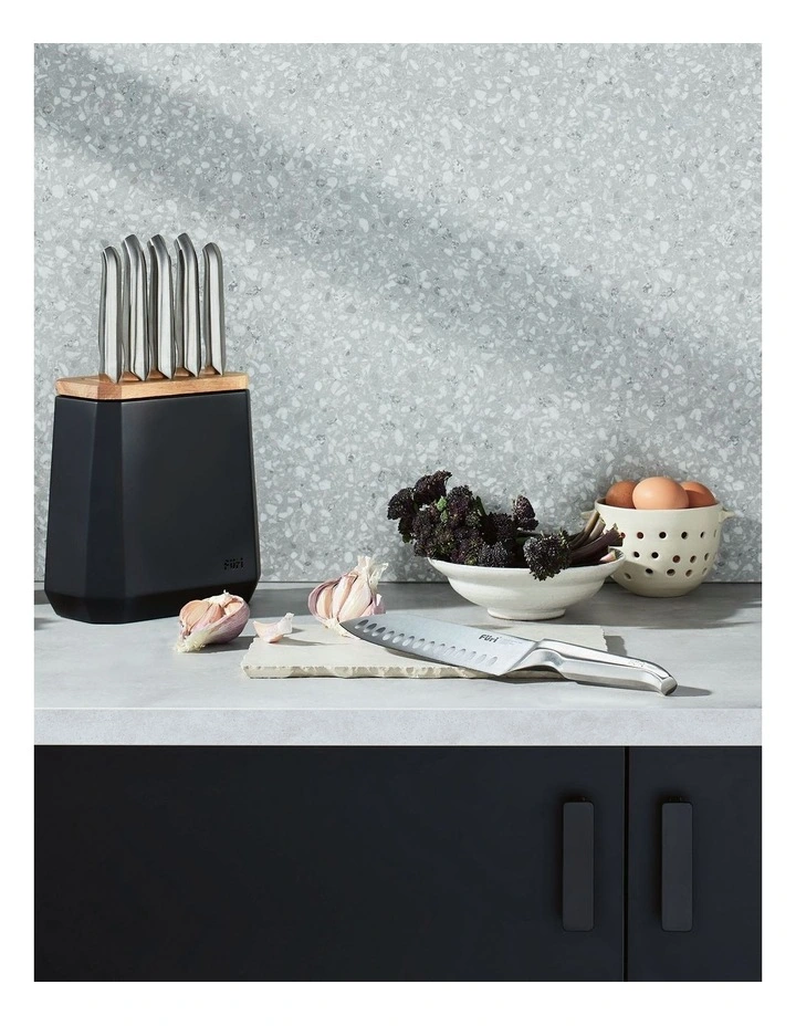 Stone Knife Block 6 Piece in Midnight image 2