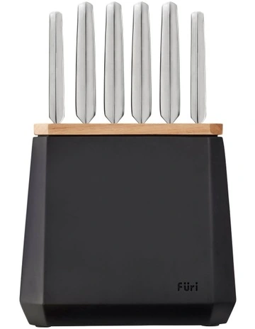 Stone Knife Block 7 Piece in Midnight