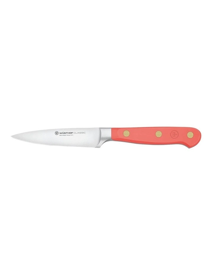 Pairing Knife 9cm in Coral Peach image 1