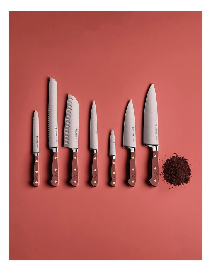 Santoku Knife 17cm in Sumac image 7