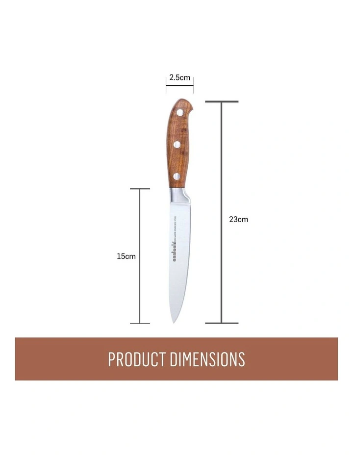 Utility Knife 15cm in Brown image 7