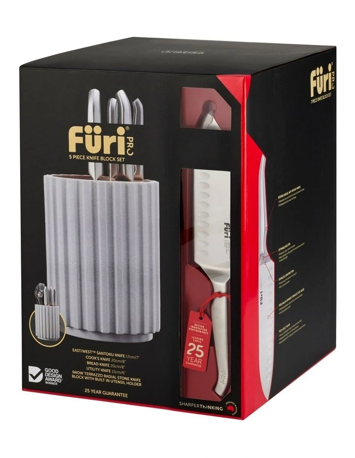 Radial Block 5 pack in Snow Terrazzo image 4