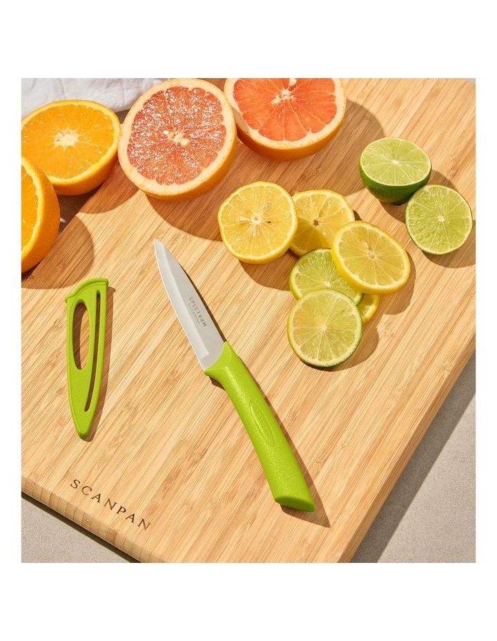 Vegetable Knife 10cm Spinach Green image 3