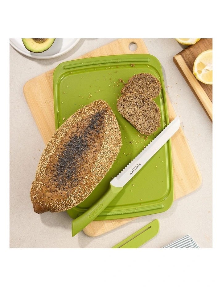 Bread Knife 20cm Spinach Green image 2