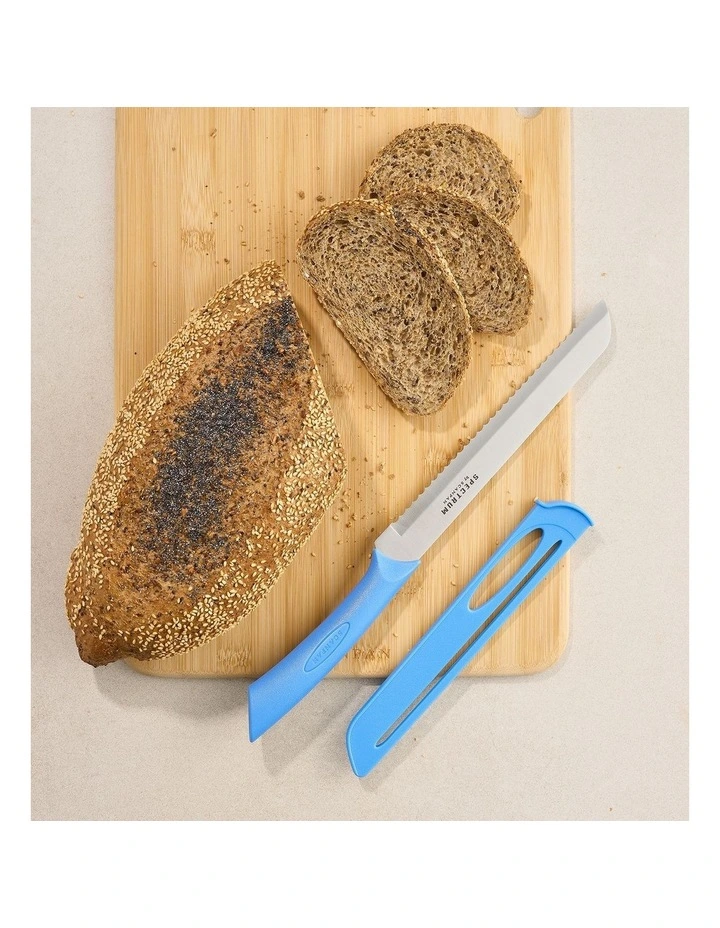 Bread Knife 20cm Silverlake Blue image 2