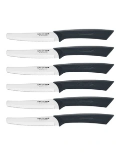 Steak Knife Set 10cm Black