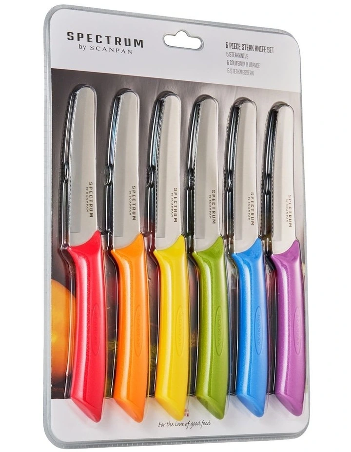 Steak Knife Set 10cm Multi image 1
