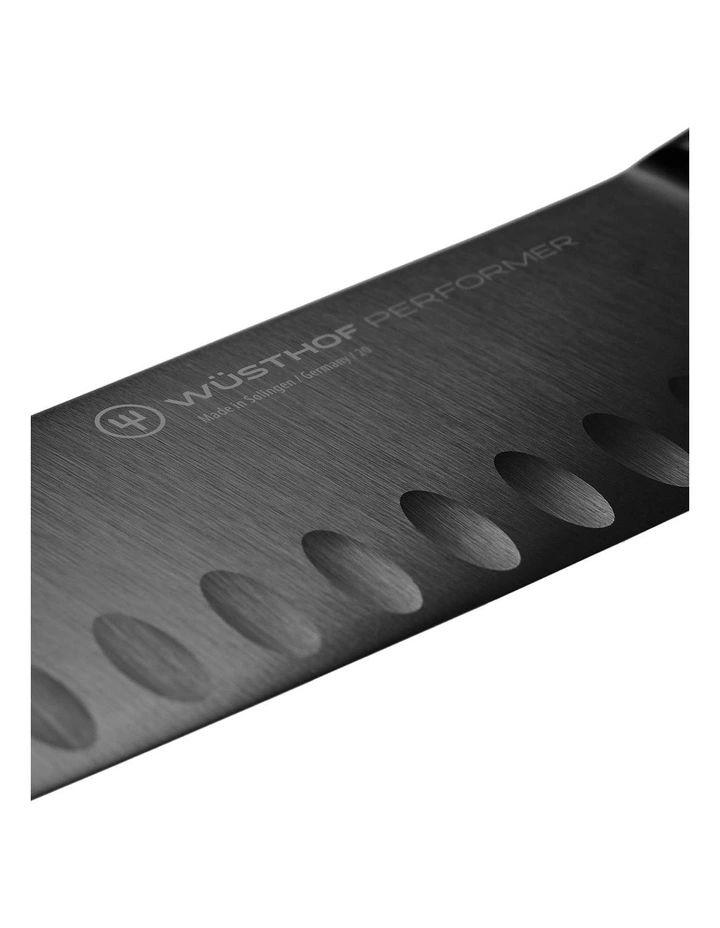 Performer Santoku Knife 17cm In Black image 5