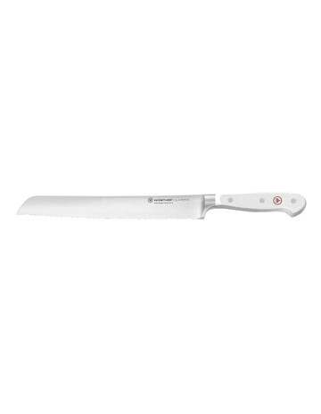 Classic Bread Knife 23cm in White