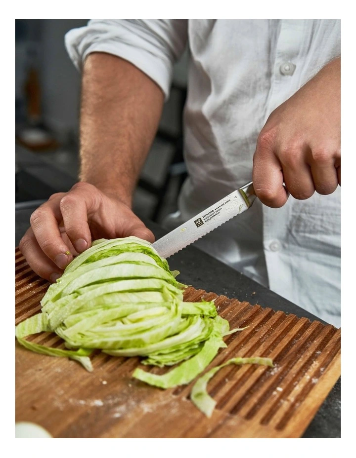 Four Star Slicing Knife 20cm in Silver image 4