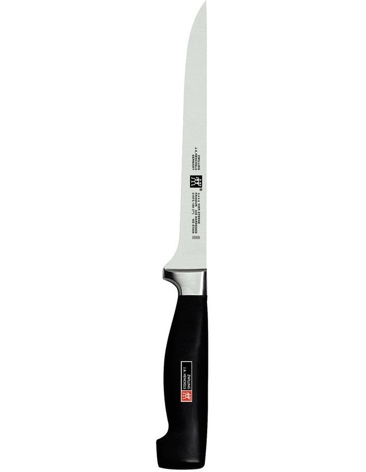 Four Star Filleting Knife 18cm in Silver image 1