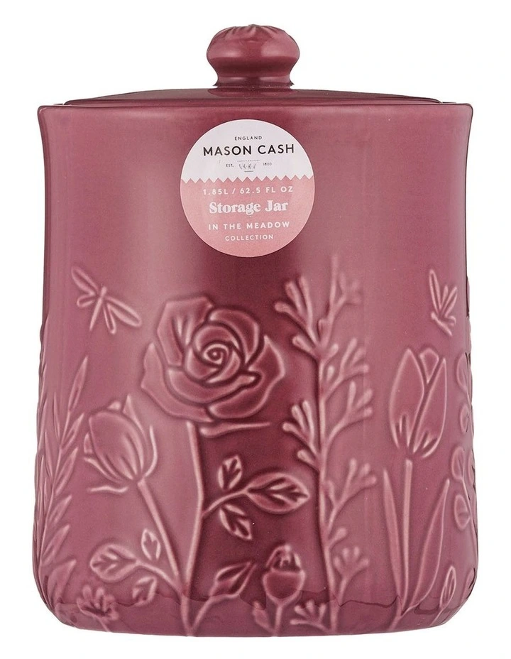 The Meadow Storage Jar 18 x 13cm/1.85L in Purple image 2
