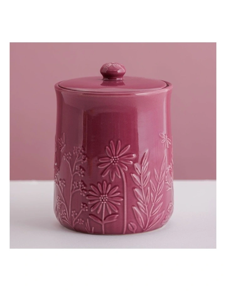 The Meadow Storage Jar 18 x 13cm/1.85L in Purple image 3