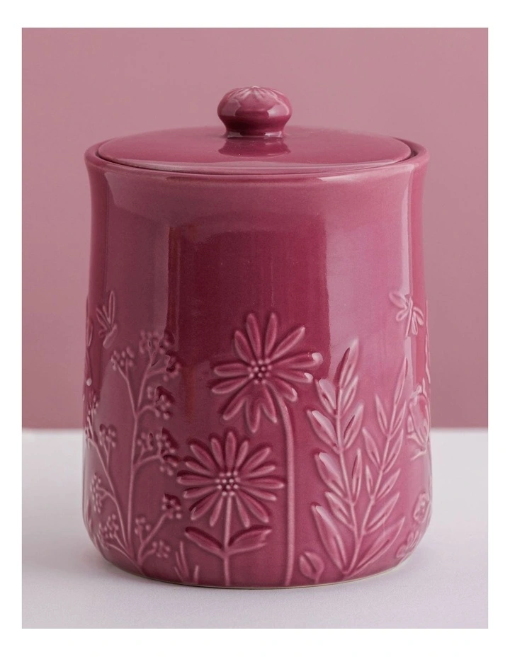 The Meadow Storage Jar 18 x 13cm/1.85L in Purple image 3