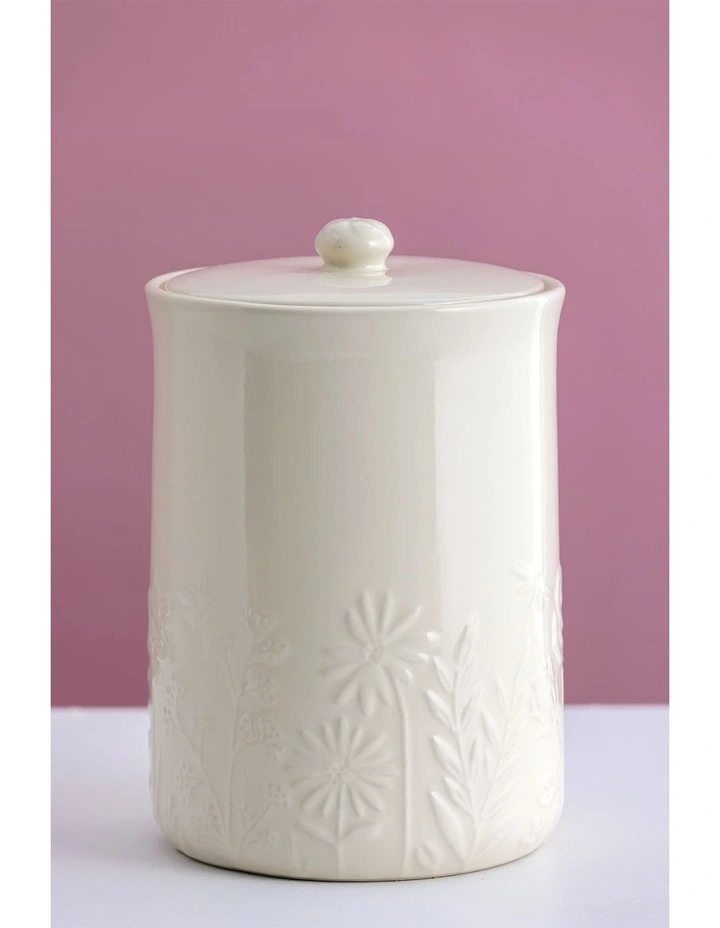 The Meadow Storage Jar 23 x 15cm/2.5L in Cream image 3