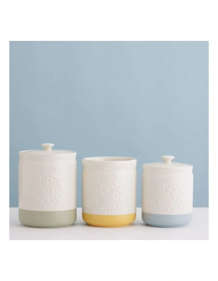 Home To Roost Storage Jar 1L in Cream image 2