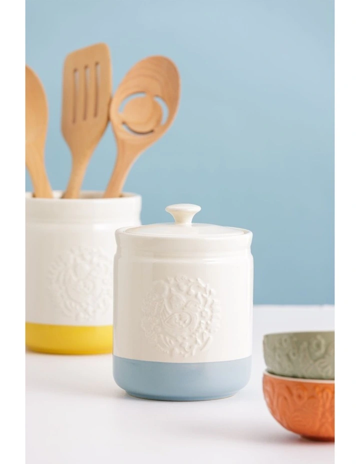 Home To Roost Storage Jar 1L in Cream image 3