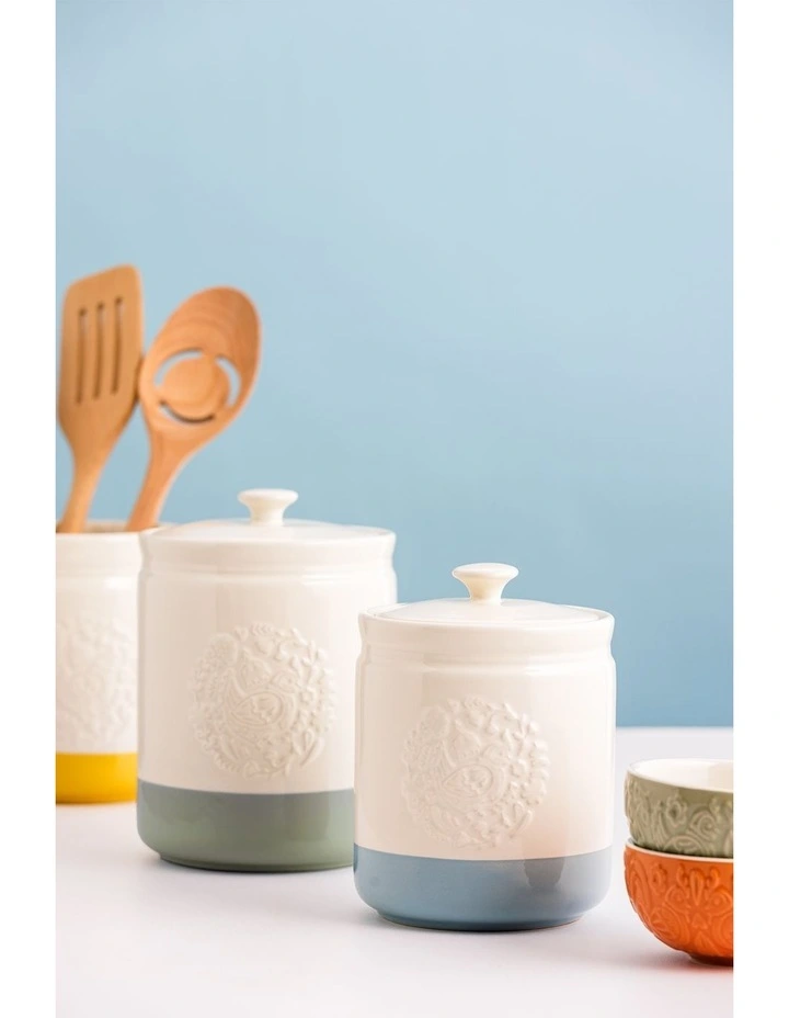 Home To Roost Storage Jar 1L in Cream image 6