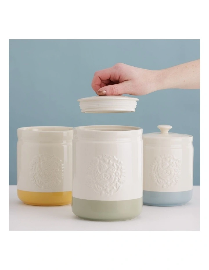 Home To Roost Large Storage Jar 1.5L in Cream image 2