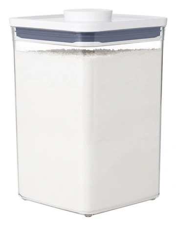 POP Big Square Medium Container 4.2L in White