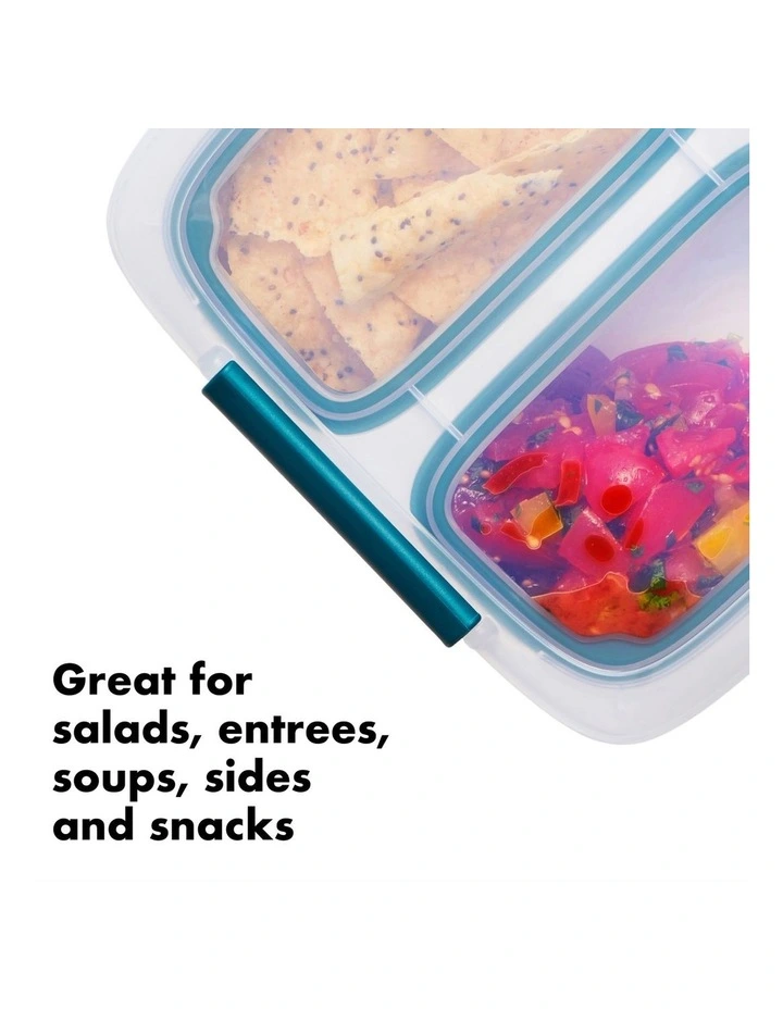 Prep & Go 20-Piece Container Set in White/Blue image 6