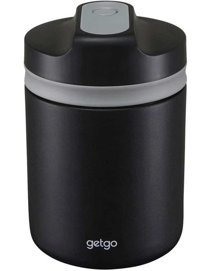 GetGo Double Wall Insulated Food Container 1L with Gift Boxed in Black image 1