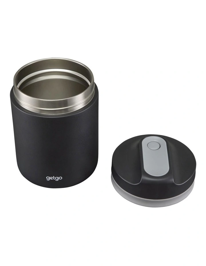 GetGo Double Wall Insulated Food Container 1L with Gift Boxed in Black image 2