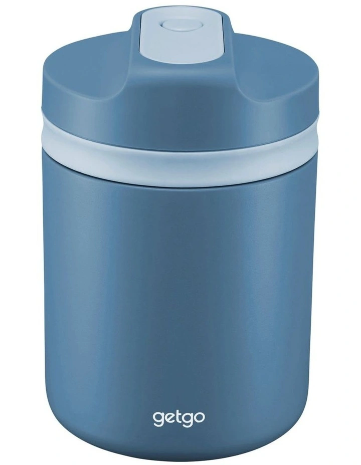 GetGo Double Wall Insulated Food Container 1l with Gift Boxed in Blue image 1