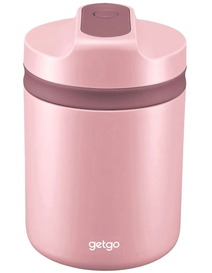 GetGo Double Wall Insulated Food Container 1L with Gift Boxed in Pink image 1