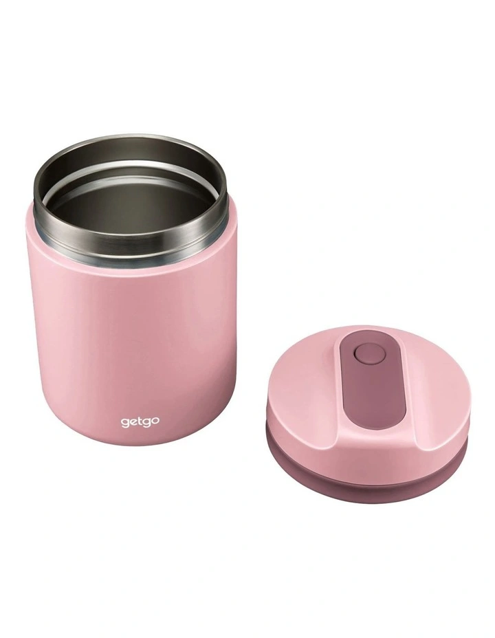GetGo Double Wall Insulated Food Container 1L with Gift Boxed in Pink image 2