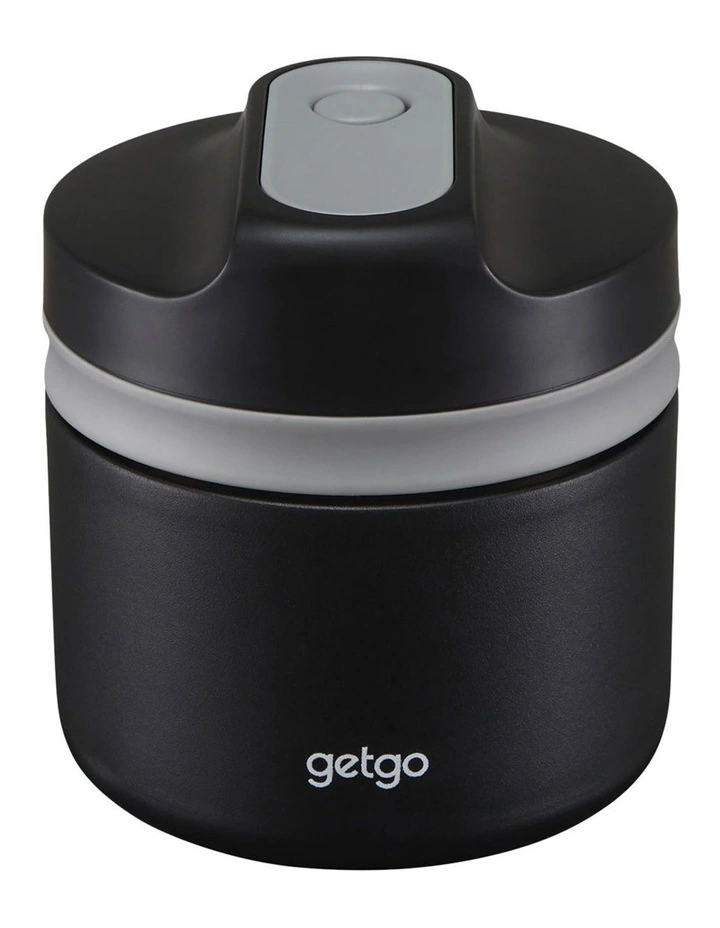 GetGo Double Wall Insulated Food Container 500ml with Gift Boxed in Black image 1