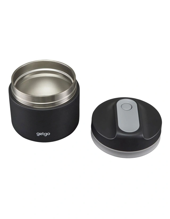 GetGo Double Wall Insulated Food Container 500ml with Gift Boxed in Black image 2