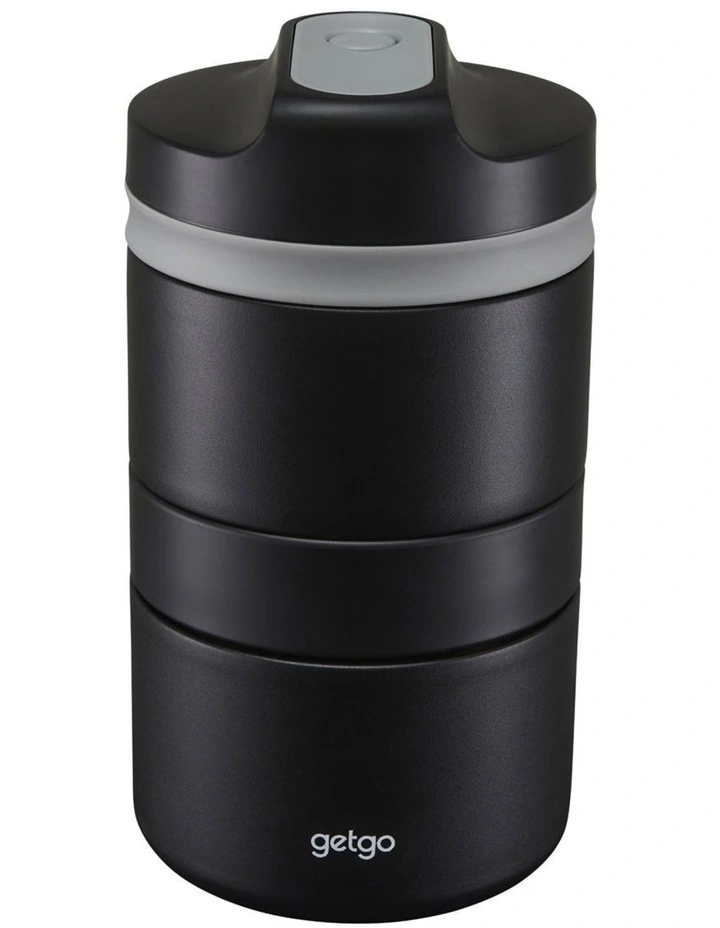GetGo Double Wall Insulated Food Container 500ml with Gift Boxed in Black image 4